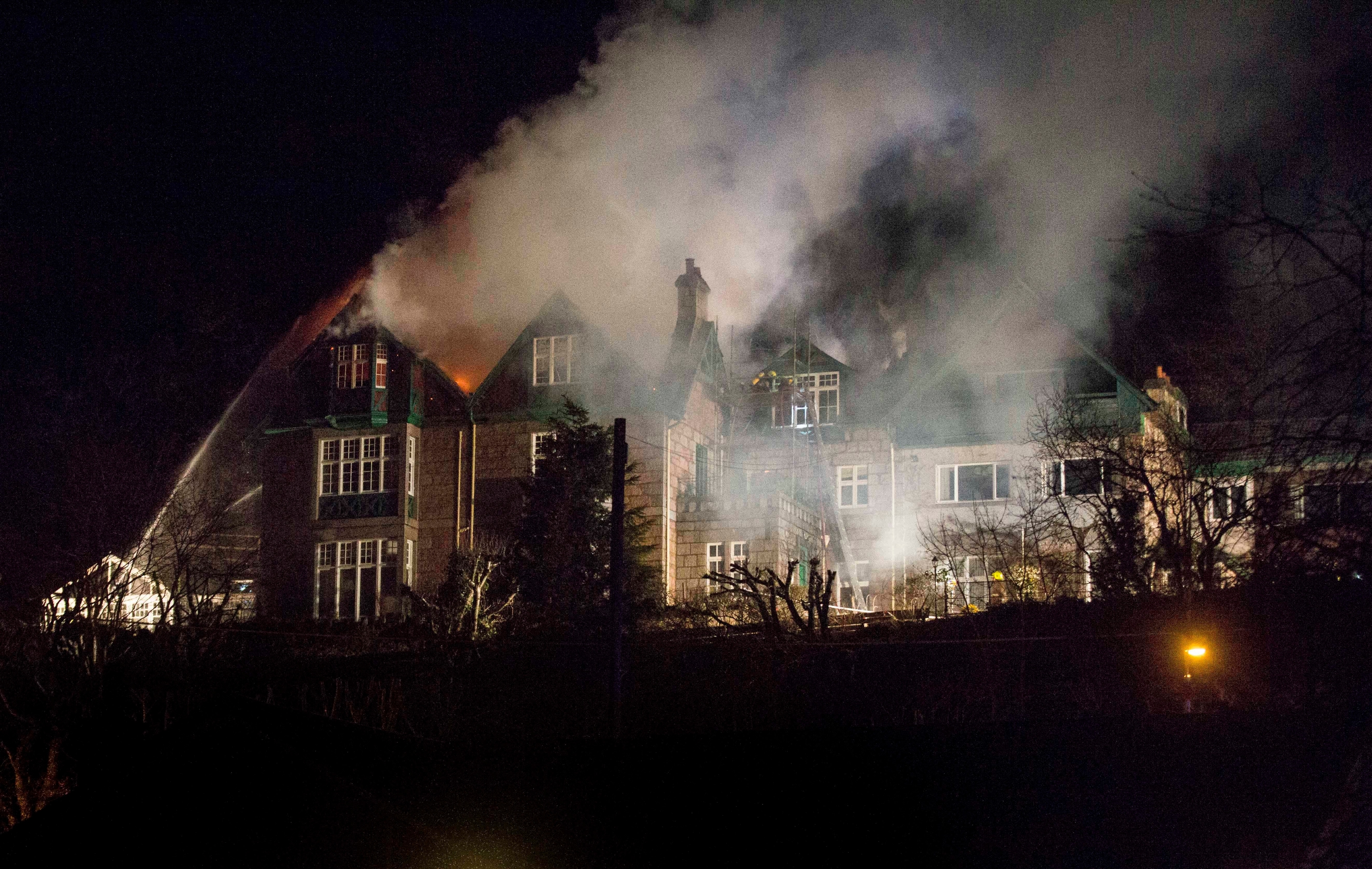 Over 50 firefighters spent six hours tackling the blaze