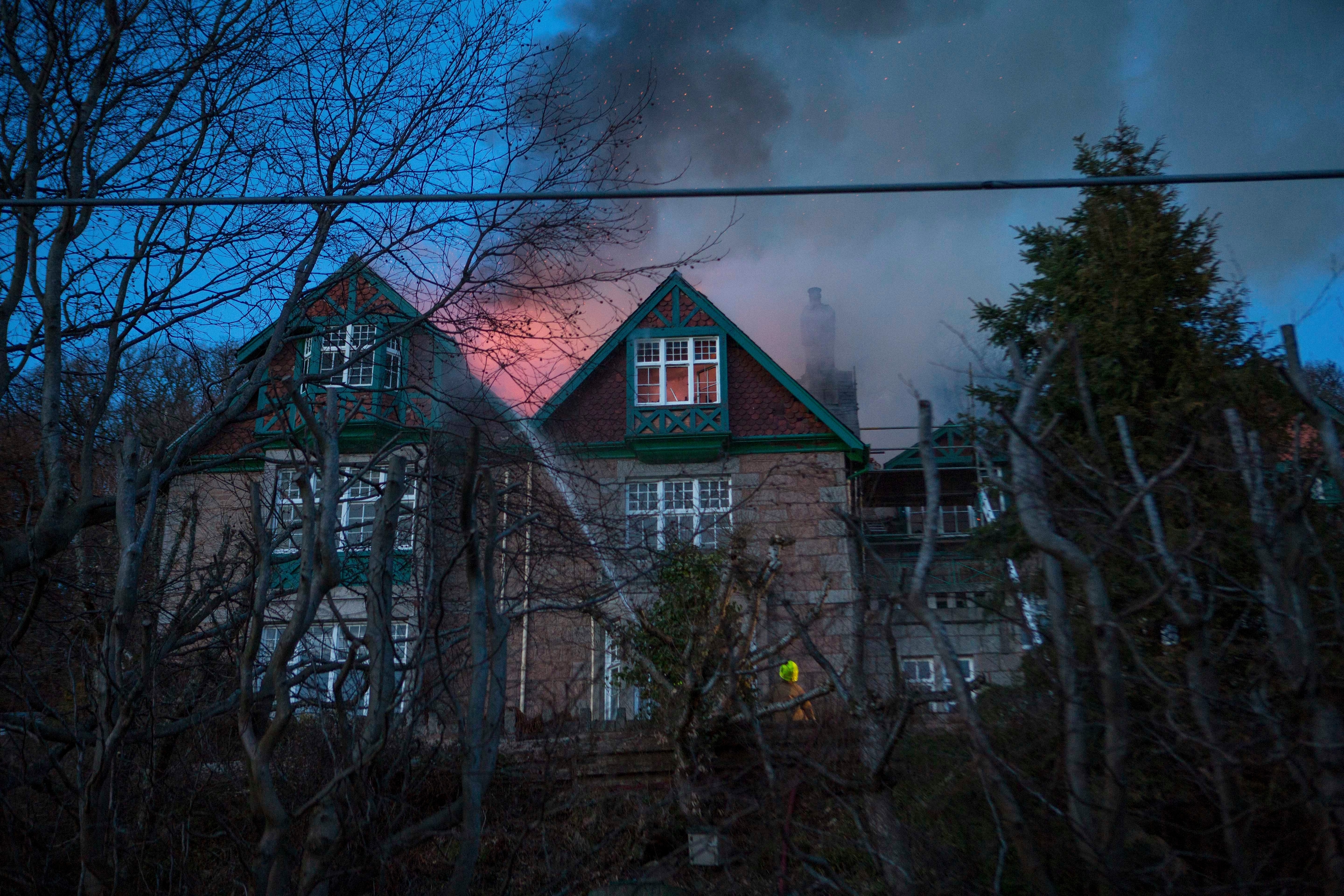 Over 50 firefighters spent six hours tackling the blaze