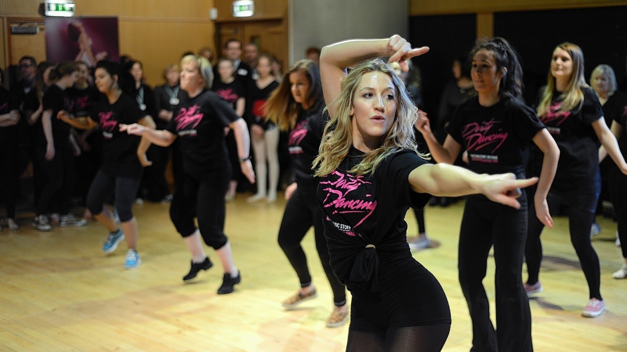 Lisa Welham and Albey Brooks gave local dancers a sneaky peak of what they could look forward to