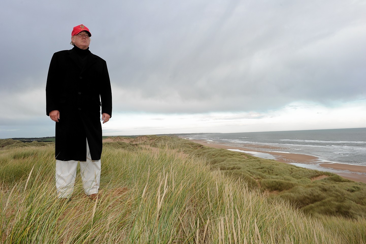 Donald Tump on the Menie Estate