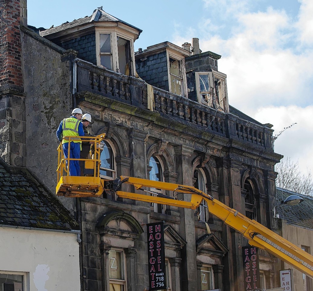 The Eastgate Hostel went on fire in April 2013