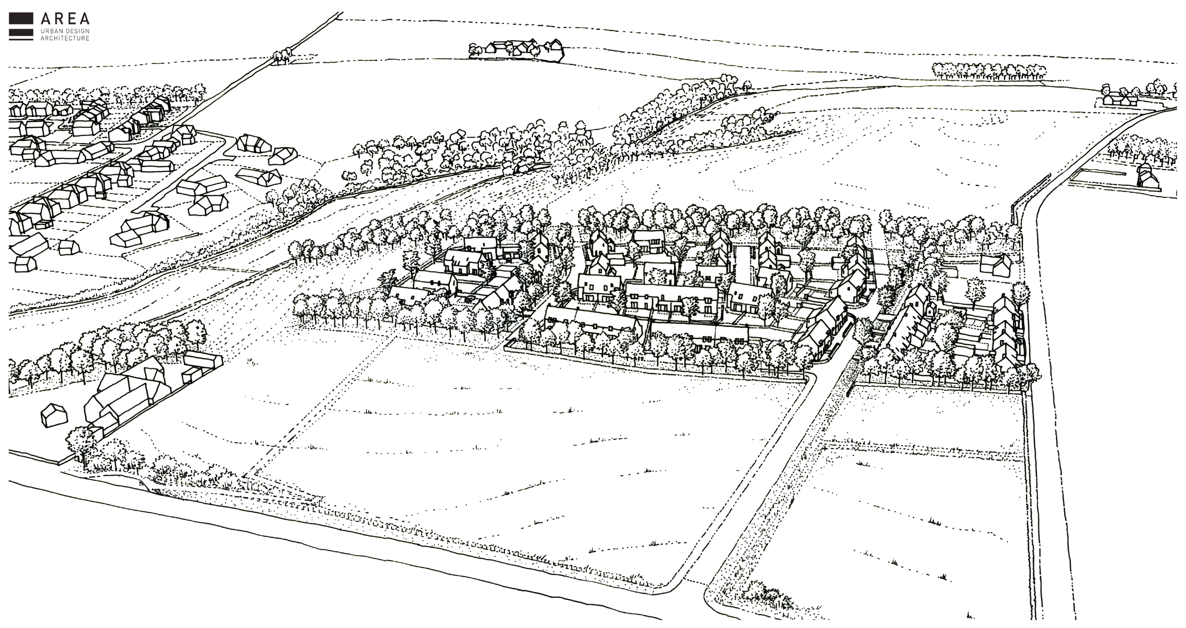 Artist impression of how the 50 homes at Foveran could look