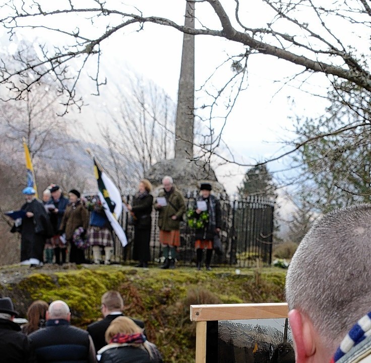 Family and friends pay their respects to those killed in Glencoe massacre