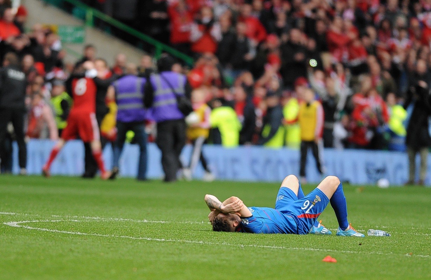 Greg Tansey was left missed after missing a penalty in the League Cup final at Celtic Park last season