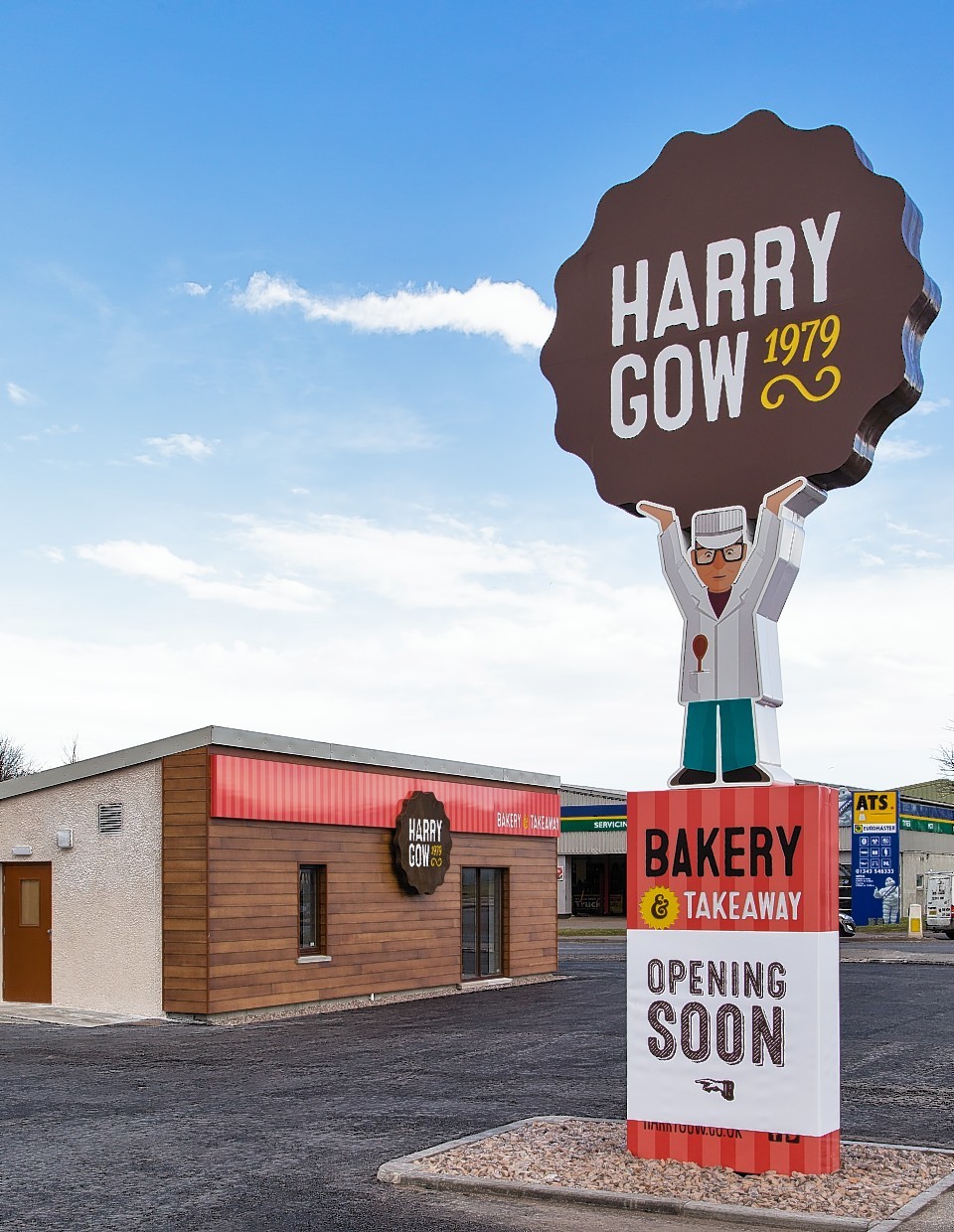 The new Harry Gow premises in Elgin which is due to open early March