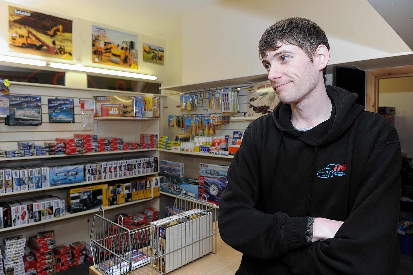 Craig MacDonald, owner of the Inverness Model Shop in the Victorian Market