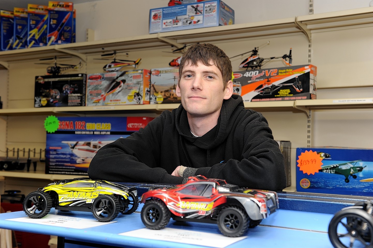 Craig MacDonald, owner of the Inverness Model Shop in the Victorian Market