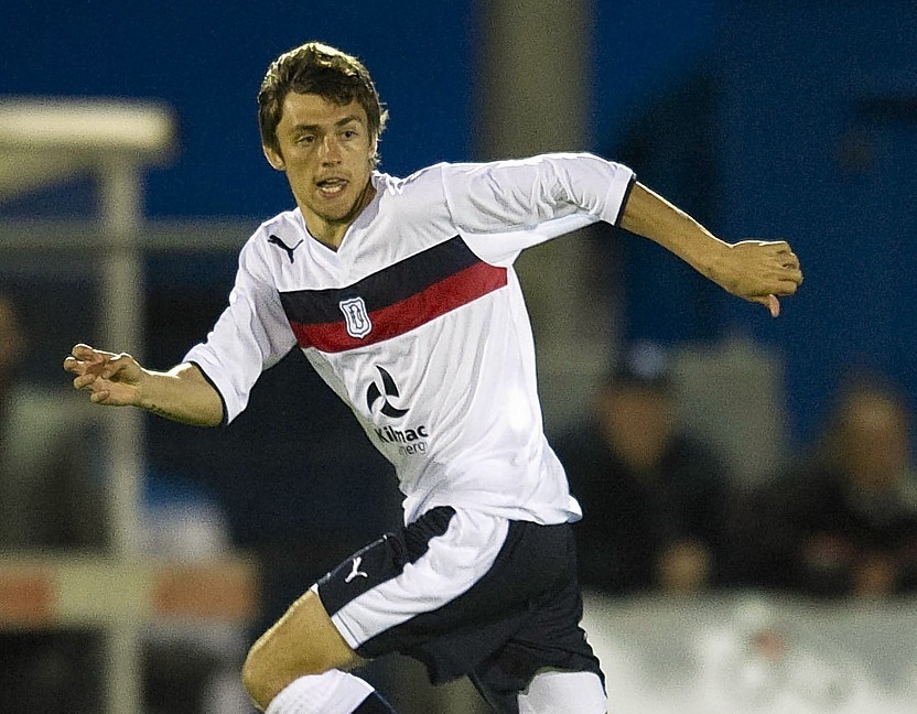 Jamie Reid in action for Dundee