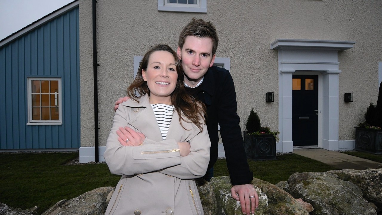 Kelly and Liam Syme move into their new home