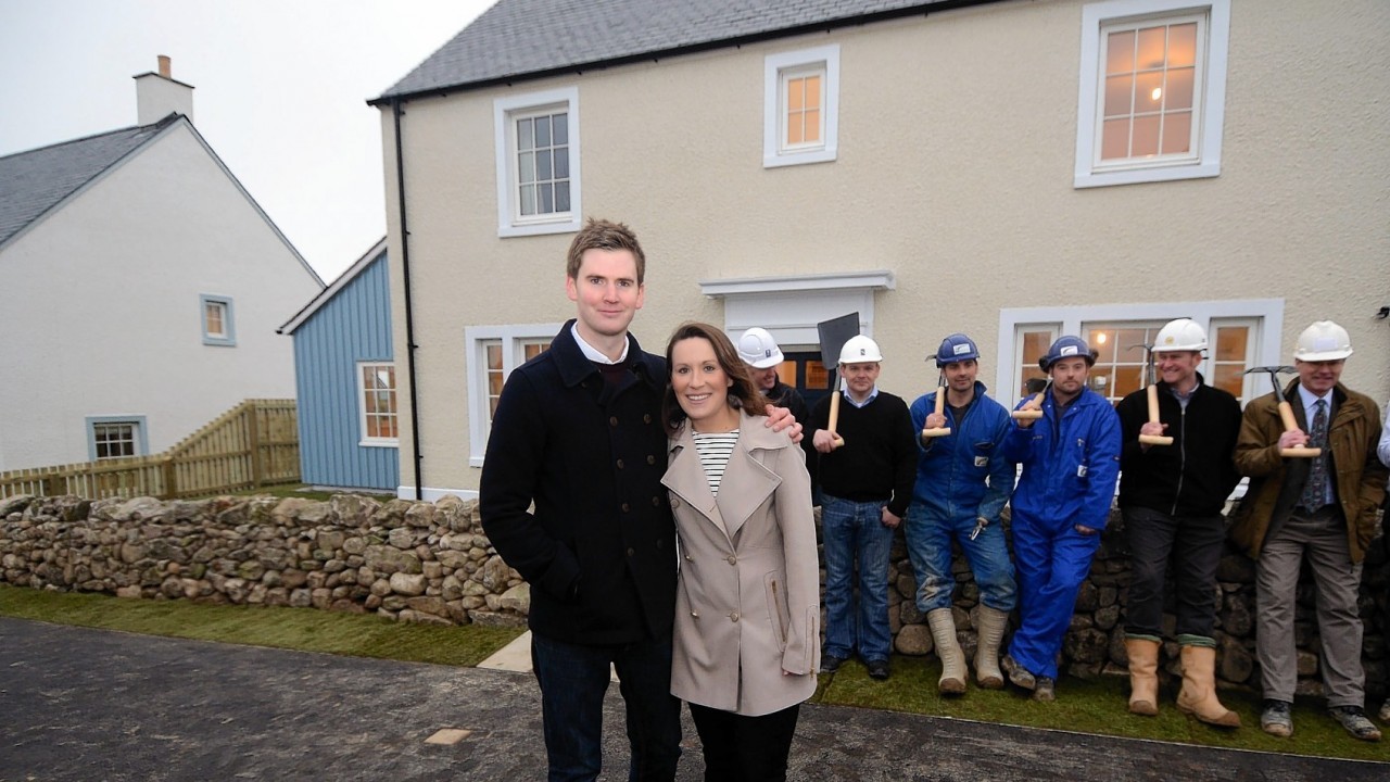Kelly and Liam Syme move into their new home