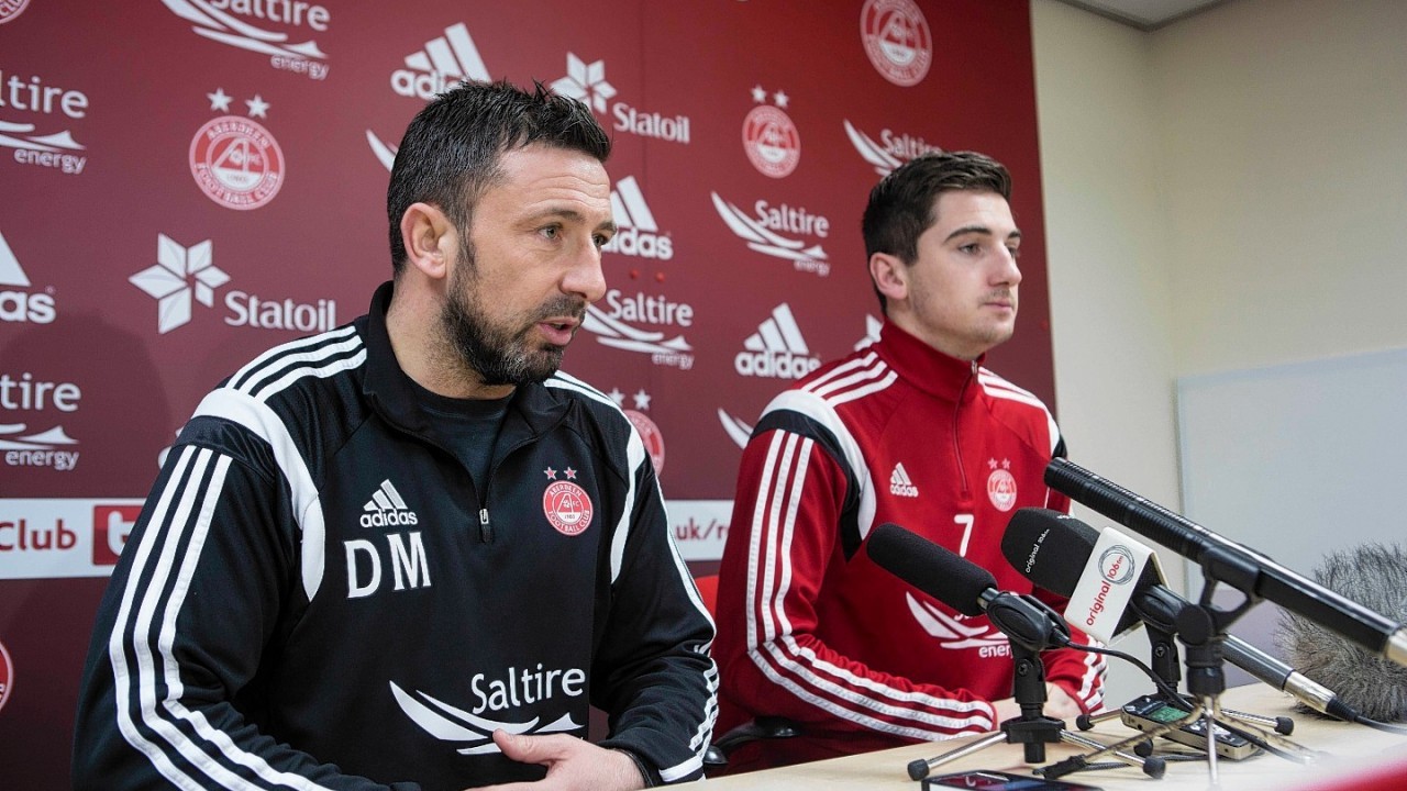Kenny McLean was officially unveiled as a Dons player today
