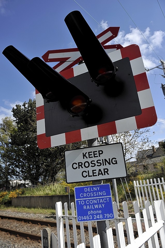 The community has long campaigned for safety barriers at Delny level crossing