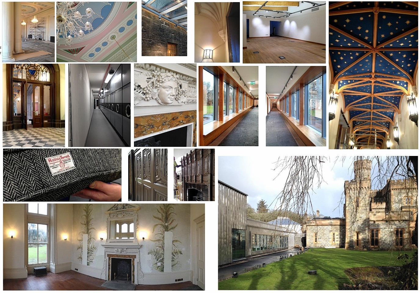 Interior shots of the renovated Lews Castle