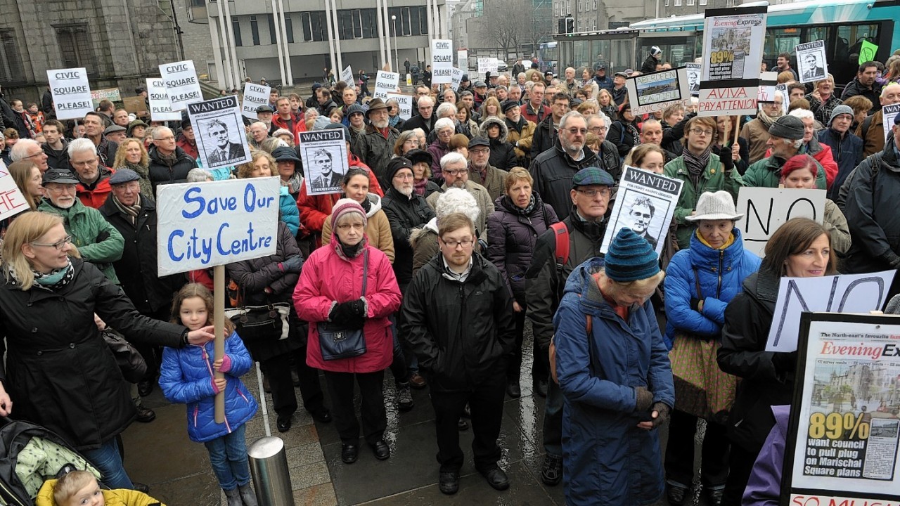 Protesters are demanding the current proposals are scrapped