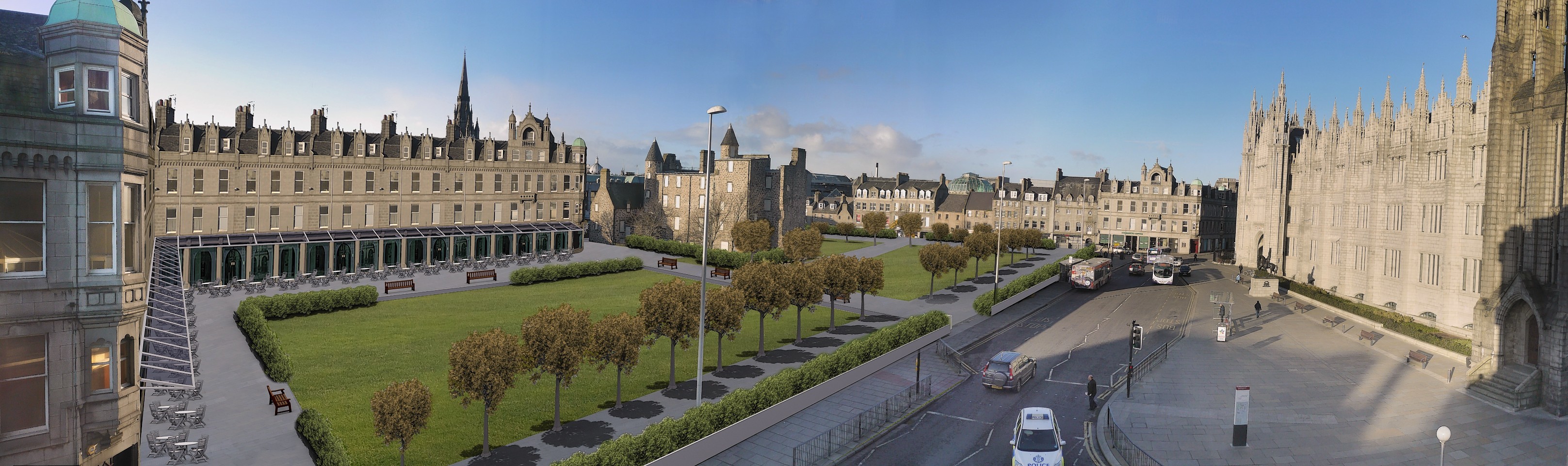 The plans suggested by the Marischal Square protesters