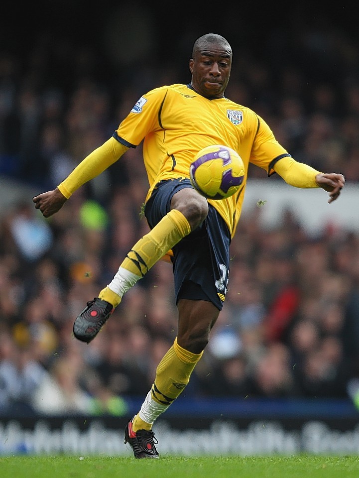 Meite playing for the Baggies in the Premier League 