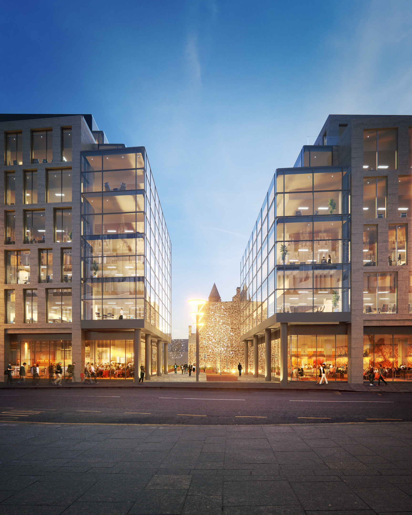 The latest picture of Marischal Square