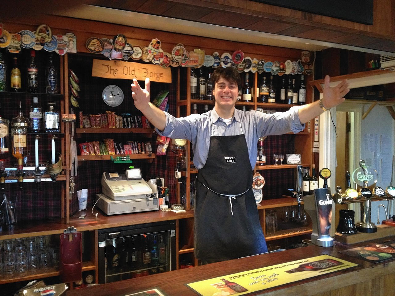 Jean-Pierre Robinet, owner of Scotland's remotest pub - The Old Forge Inn