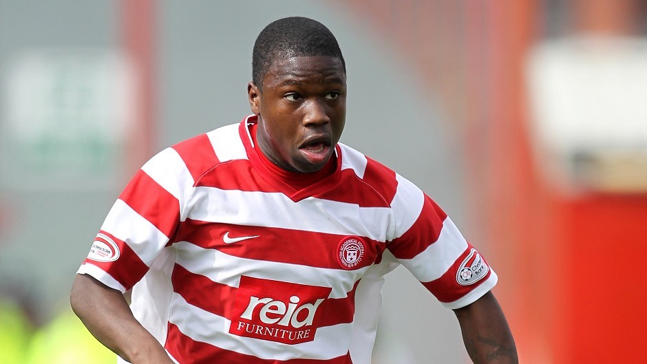 Striker Nigel Hasselbaink could make his second Accies debut today