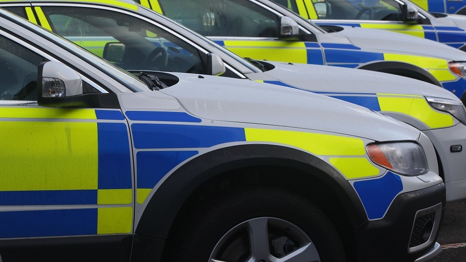 Police are at a five-vehicle crash in Inverness