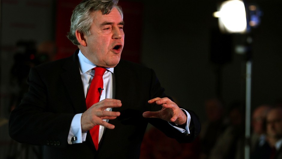 Former Prime Minister Gordon Brown says Scotland should look to create jobs based around medical and bio science; information, digital and environmental technologies