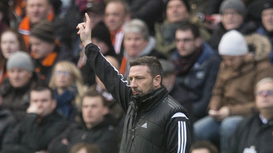 Aberdeen manager Derek McInnes wants the Dons to keep rising
