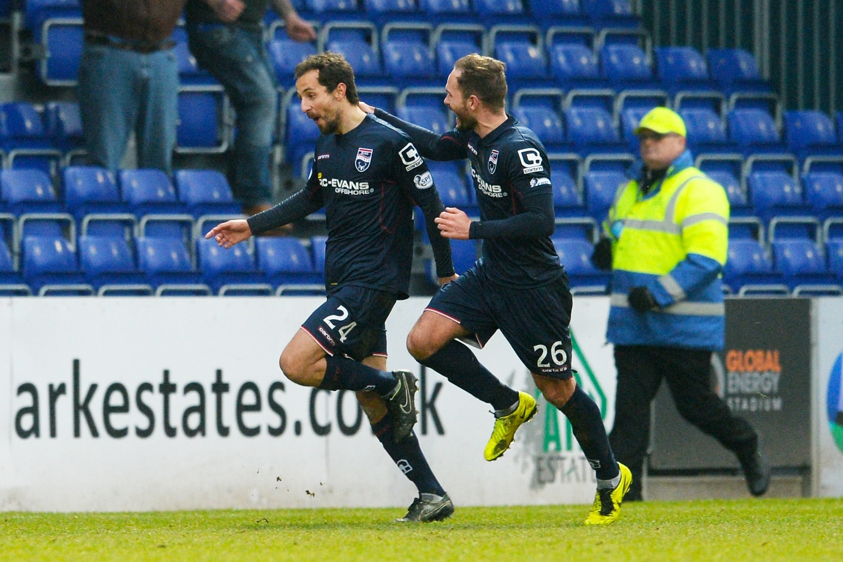 Rafa De Vita celebrates his debut goal