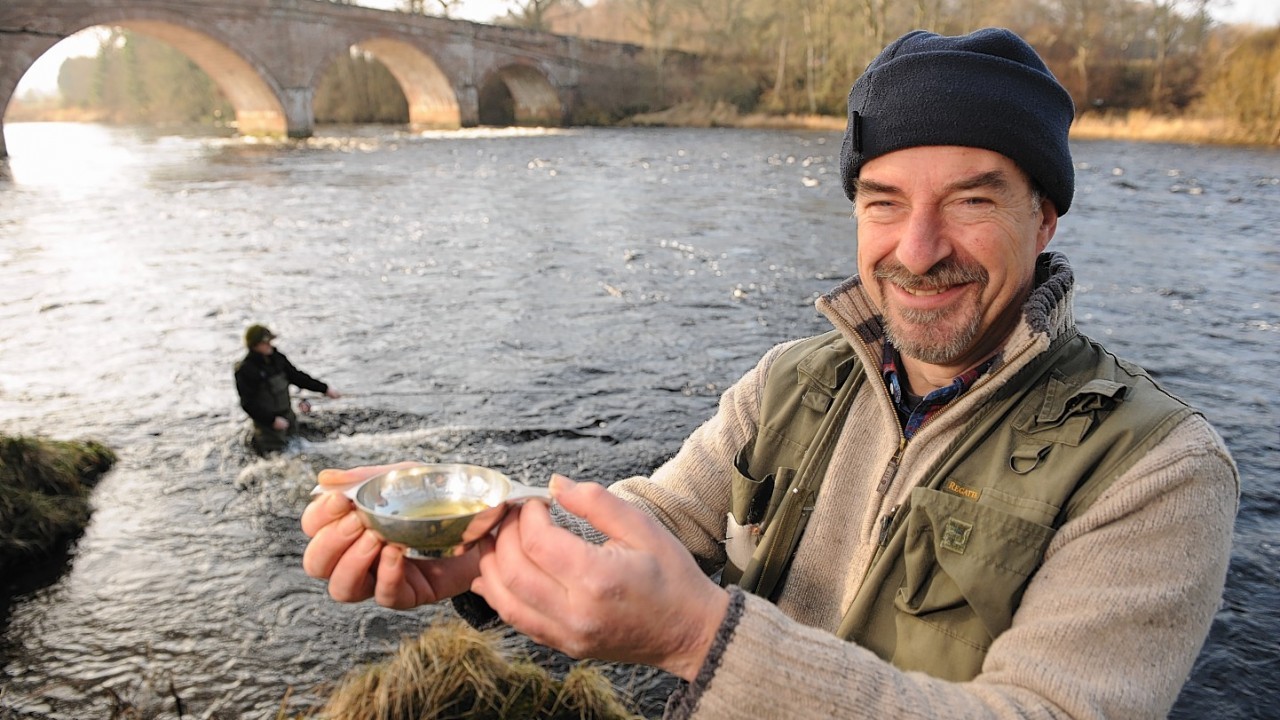 Paul Pacey on the opening day of the River Beauly