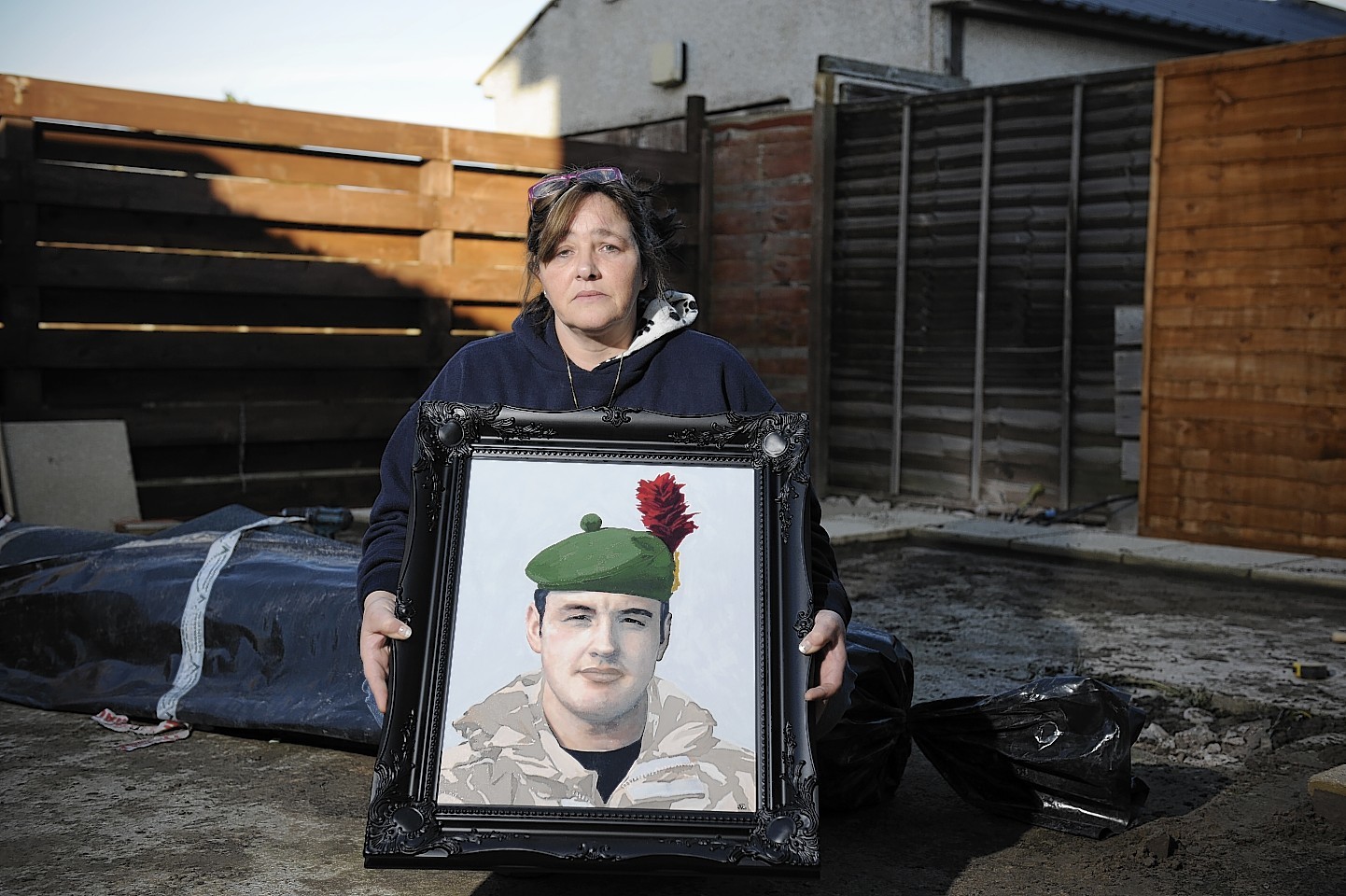 Janette Binnie and son Sean's portrait