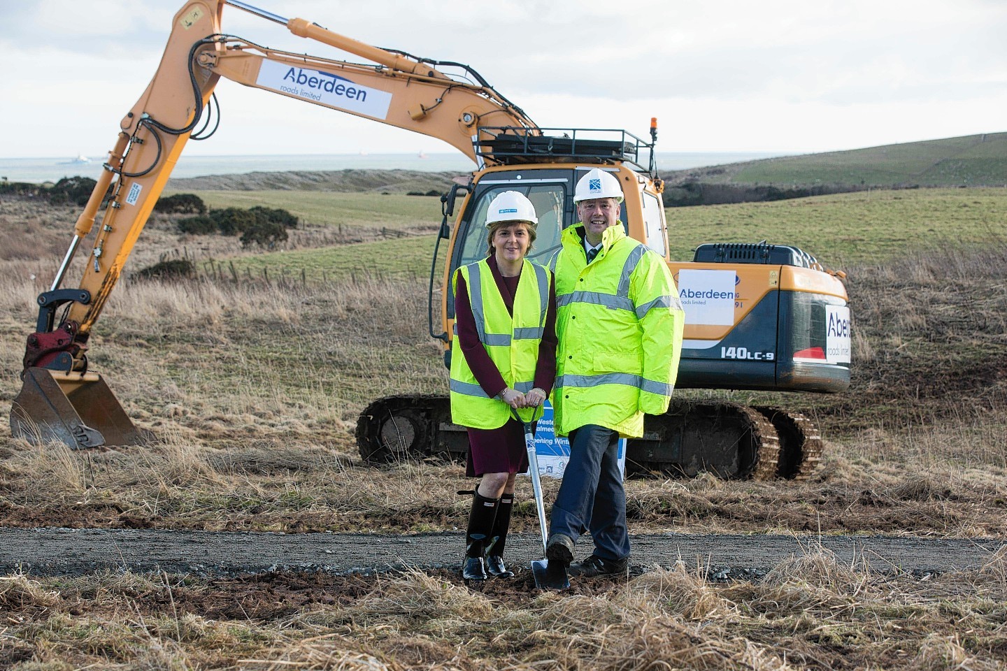 Nicola Sturgeon on the scene in her new footwear