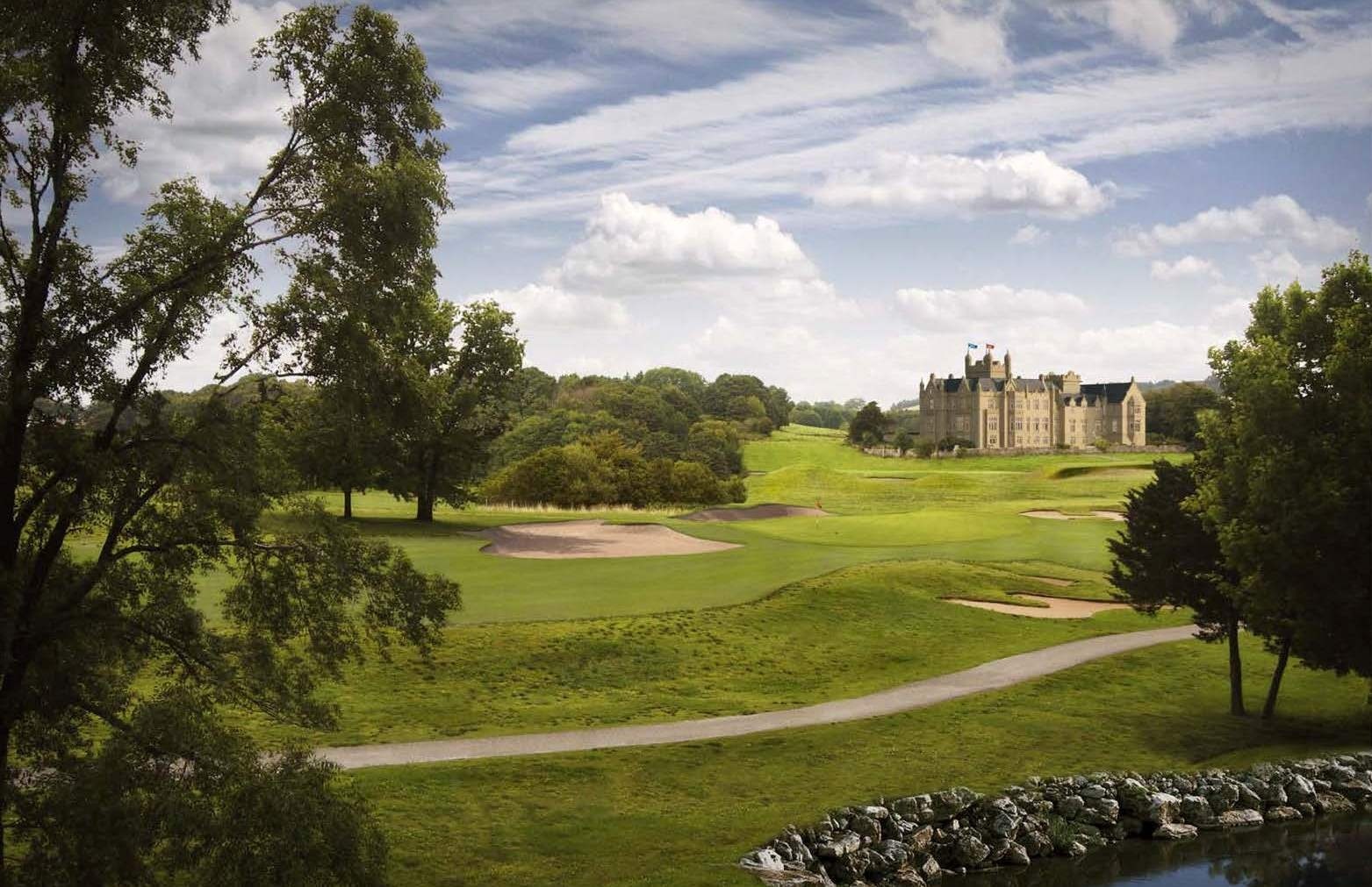 An artist's impression of the first hole at the golf course