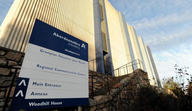 The Woodhill House headquarters of Aberdeenshire Council