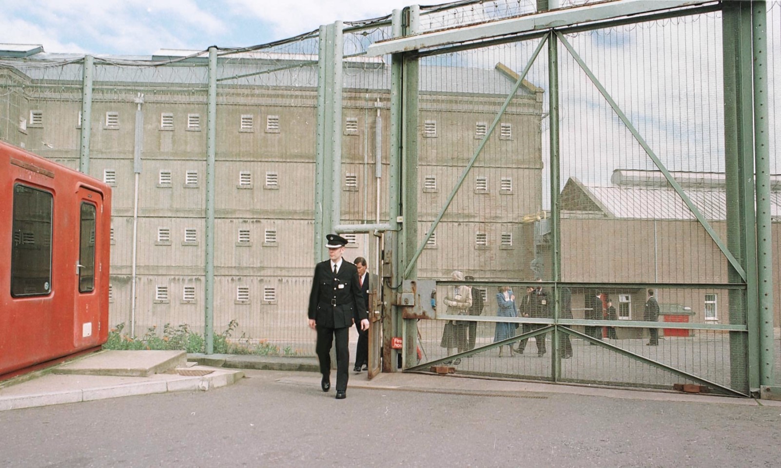 CLOSE UP VIEW OF THE HIGH-SECURITY PETERHEAD PRISON EE 8/03/97