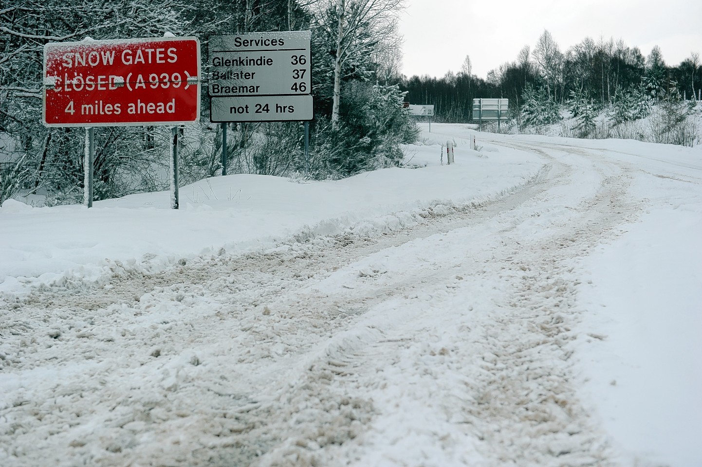 Roads across the north have been hit by snow in recent weeks