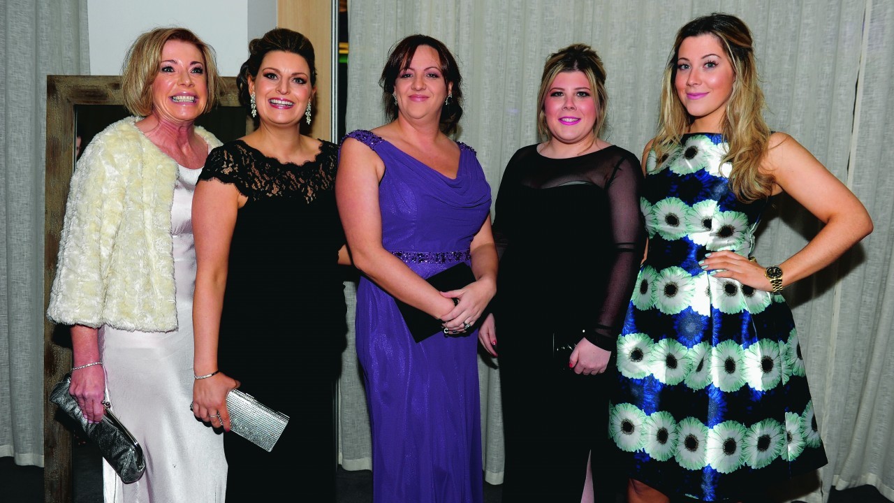 Angela Goldie, Claire Sheperd, Cathy Robertson, Fiona Morrison and Kimberley Morrison.