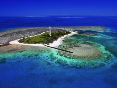 Amedee Island Lighthouse, 24km from Noumea, in the worlds largest lagoon