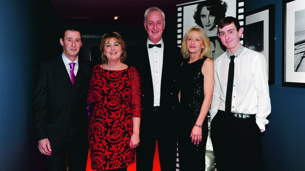 Stephen Durward and Fiona Murray with Graham, Helen and Scott Phillips