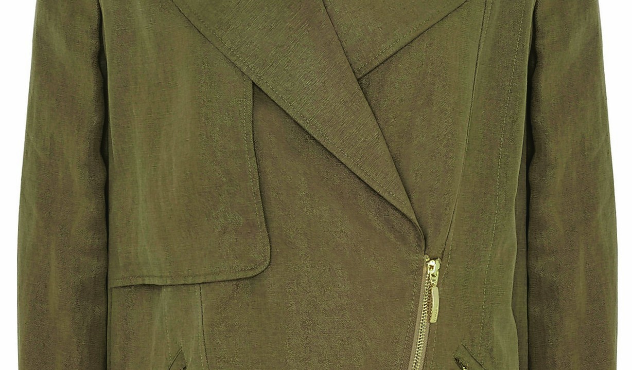 Marks & Spencer’s Autograph Khaki Jacket, £79 (available March)