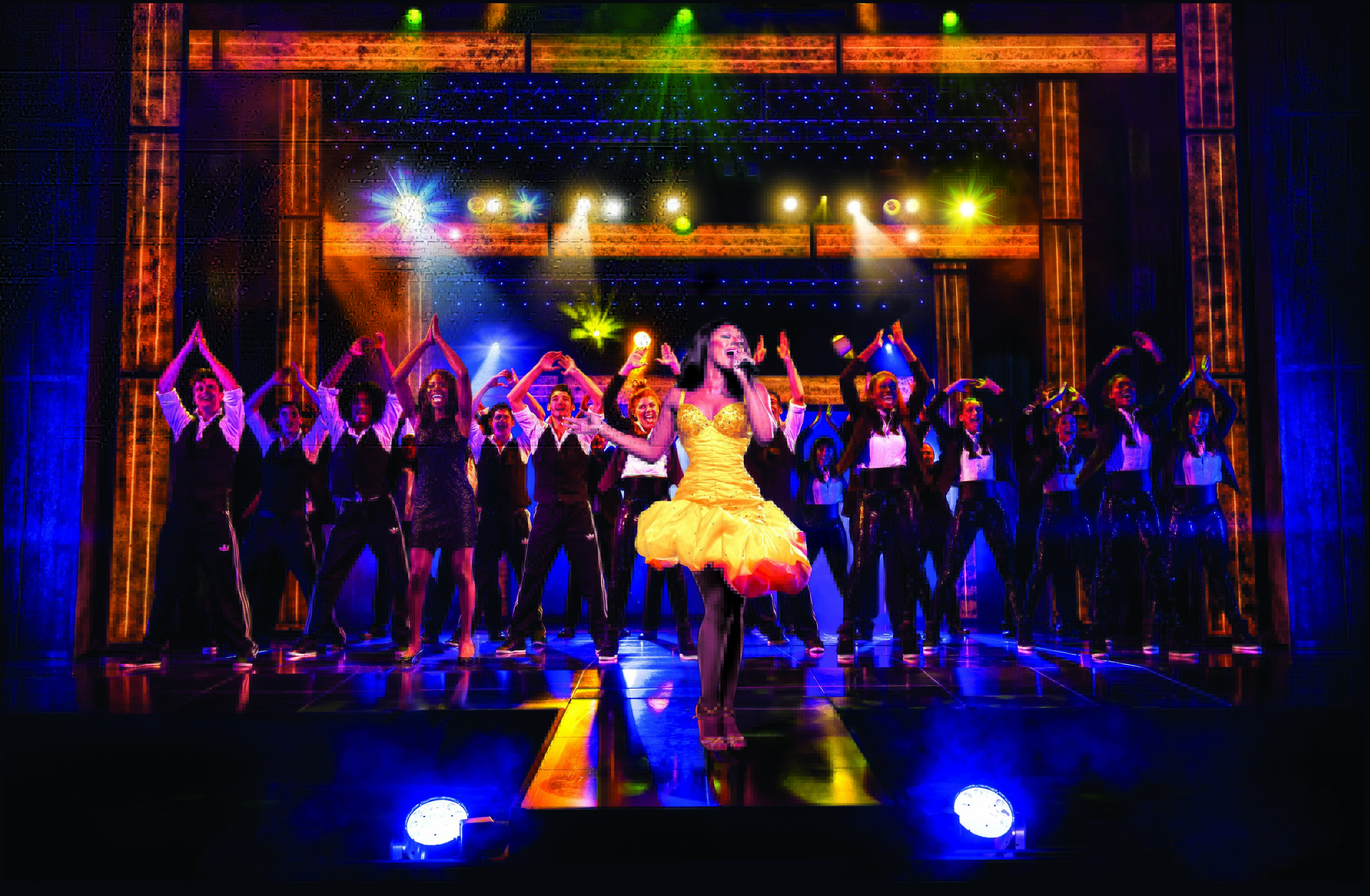 Alexandra Burke in The Bodyguard (Photograph of West End production) photo by Paul Coltas