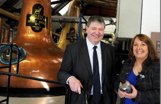 Scottish Secretary Alistair Carmichael on the campaign trail in Gordon