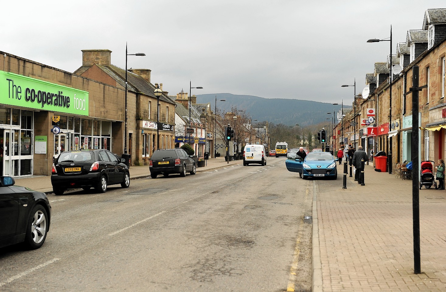 The incident occurred on the High Street in Alness. Image DC Thomson
