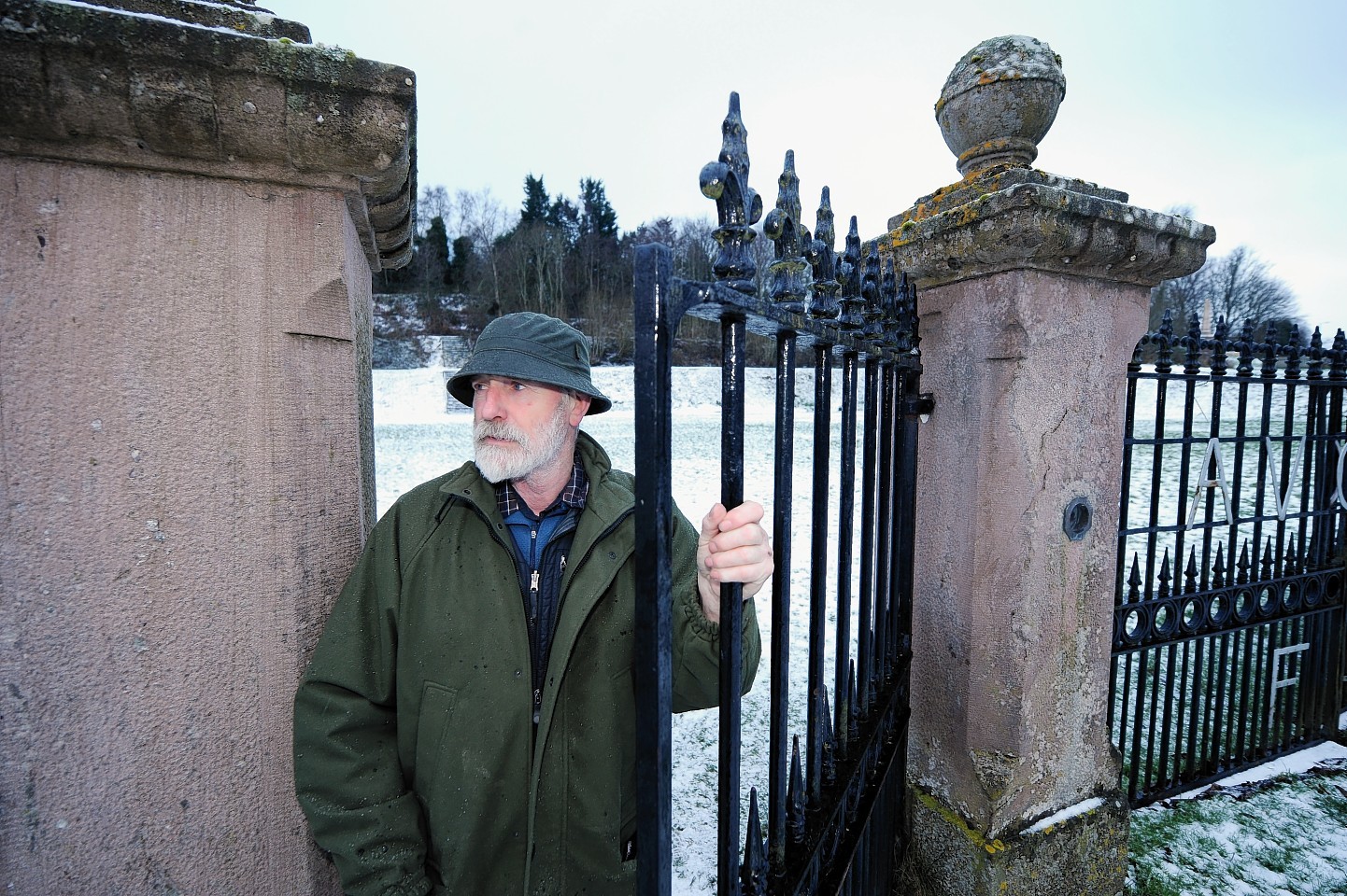 Community council chairman Angus McWilliam