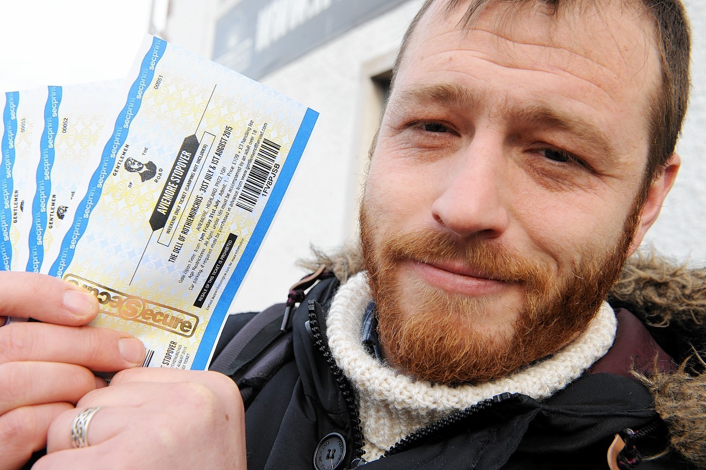 Ben Kerr was first to get his hands on tickets 