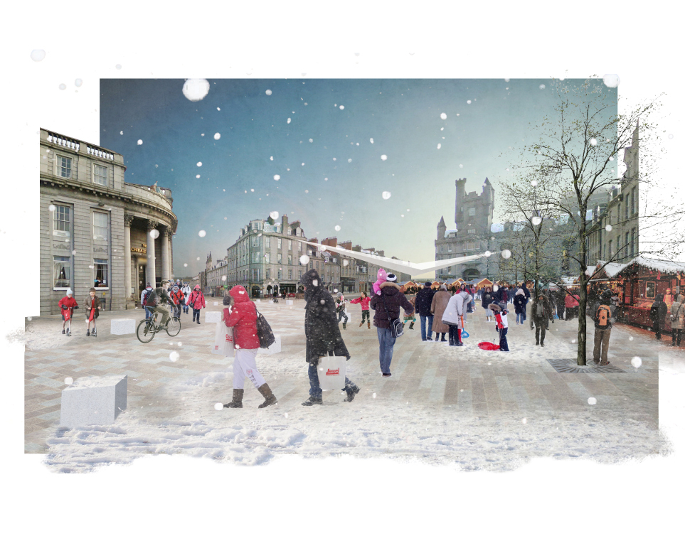 Pictures show plans to reinvent Aberdeen city centre