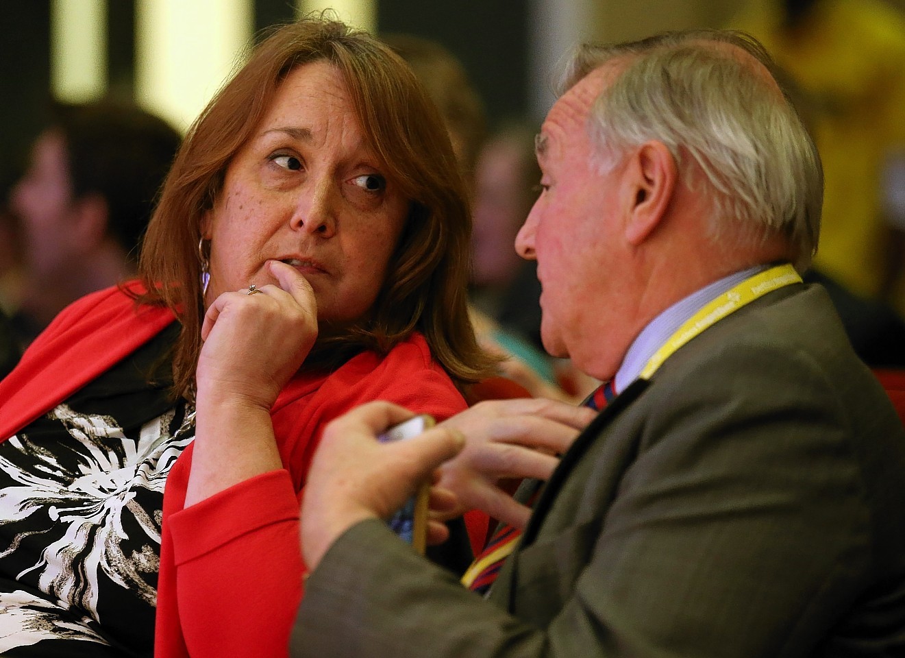 Christine Jardine and Sir Malcolm Bruce at the party's spring conference