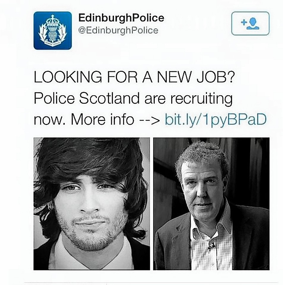 The Police Scotland tweet