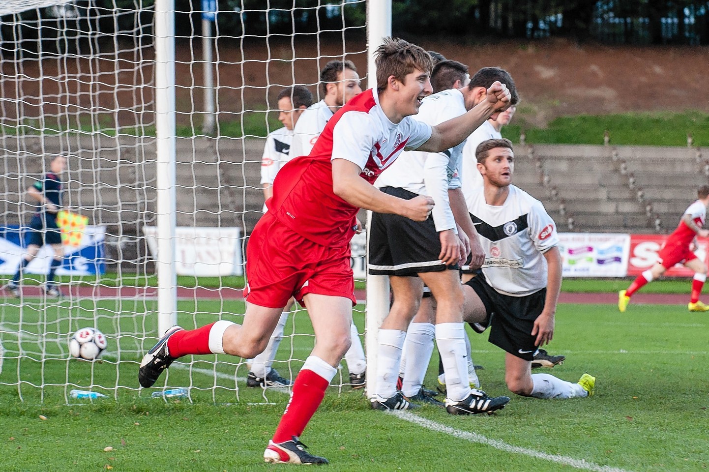 Colin Williamson in action for Brora