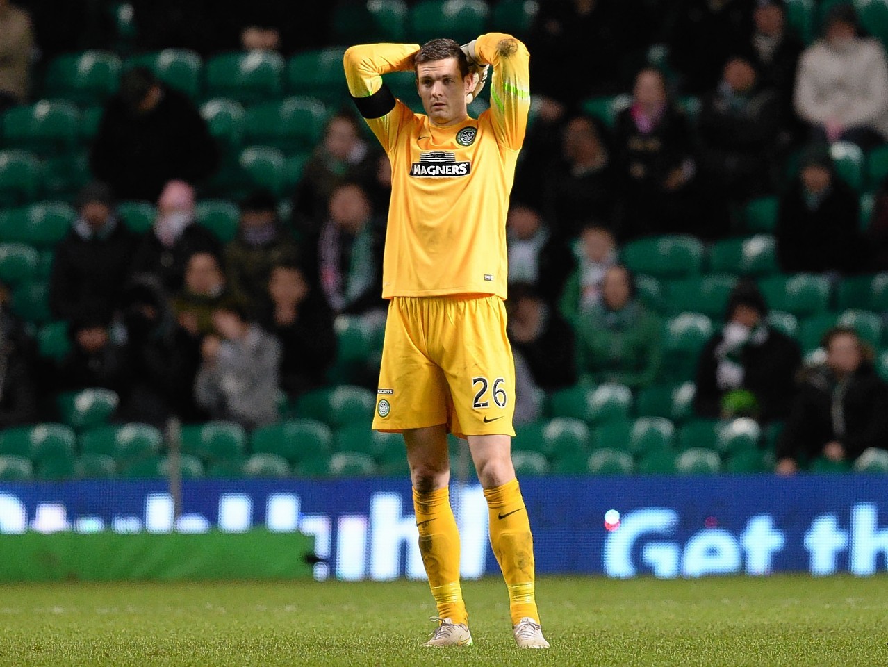 Craig Gordon cut a dejected figure after the match