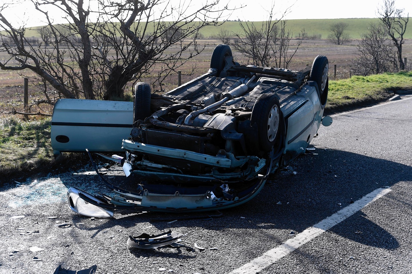 The A90 crash near St Fergus