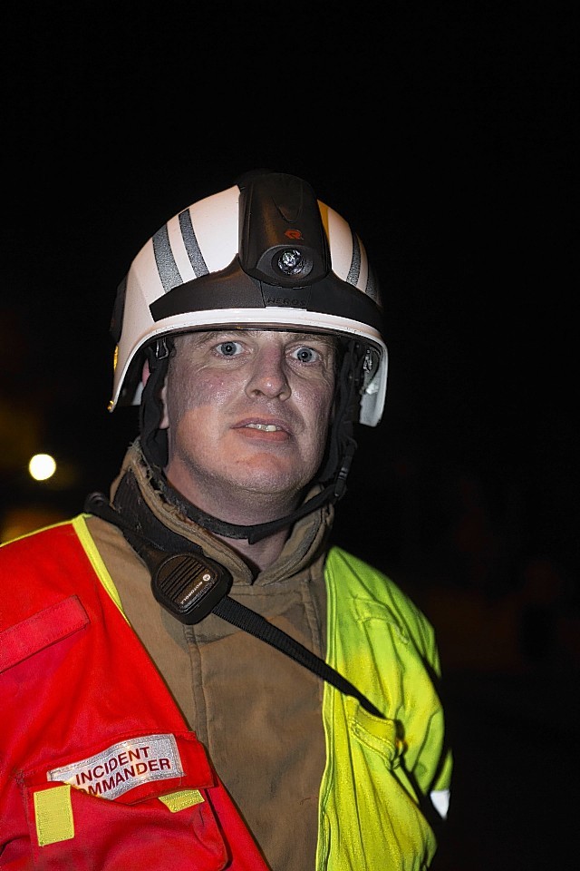 Aberdeenshire fire and rescue station manager David Meldrum 
